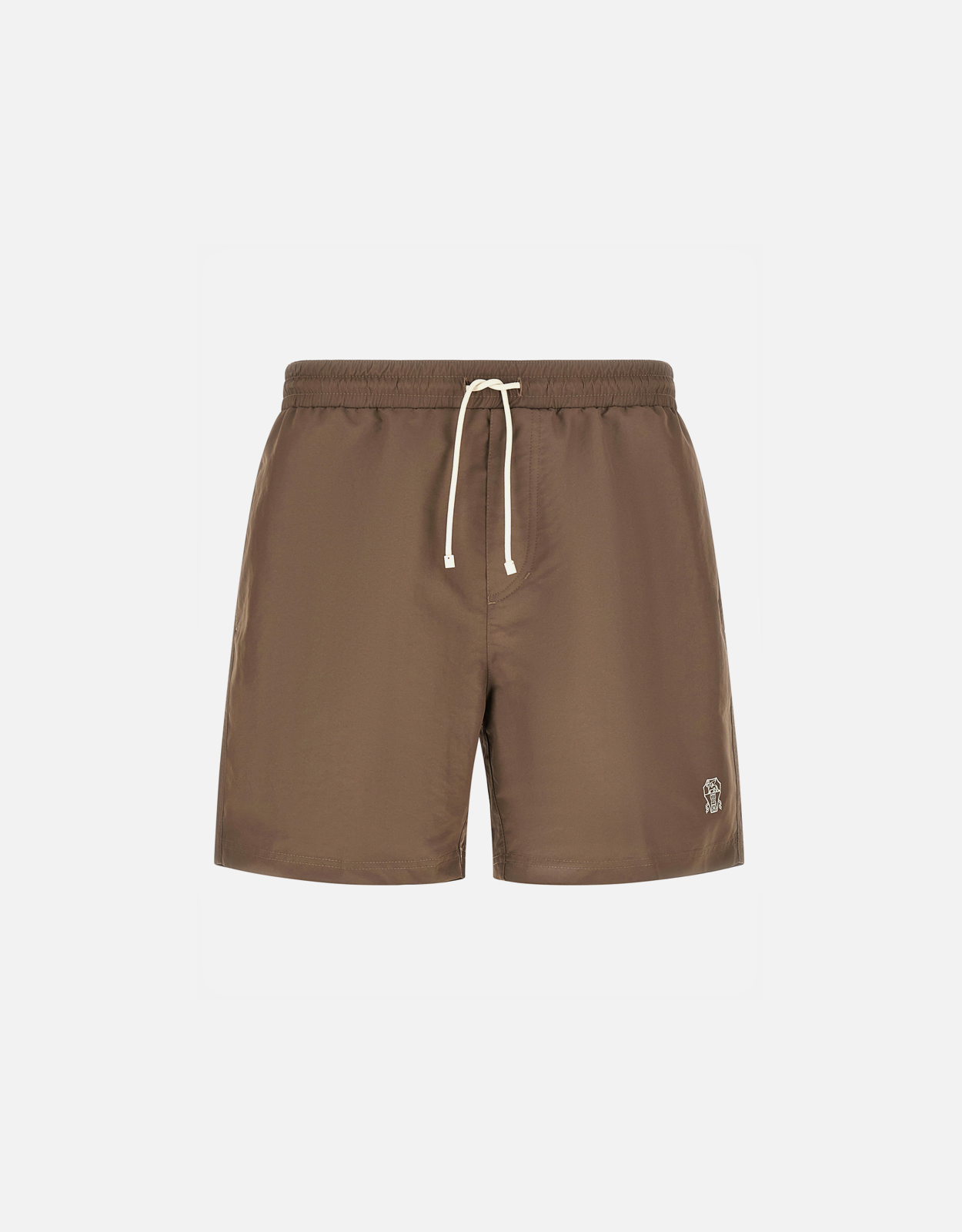 BRUNELLO CUCINELLI Brunello Cucinelli Men's Logo Embroidery Nylon Swimsuits - XXXXL　Brunello Cucinelli メンズ ロゴ刺繍ナイロン水着 - XXXL