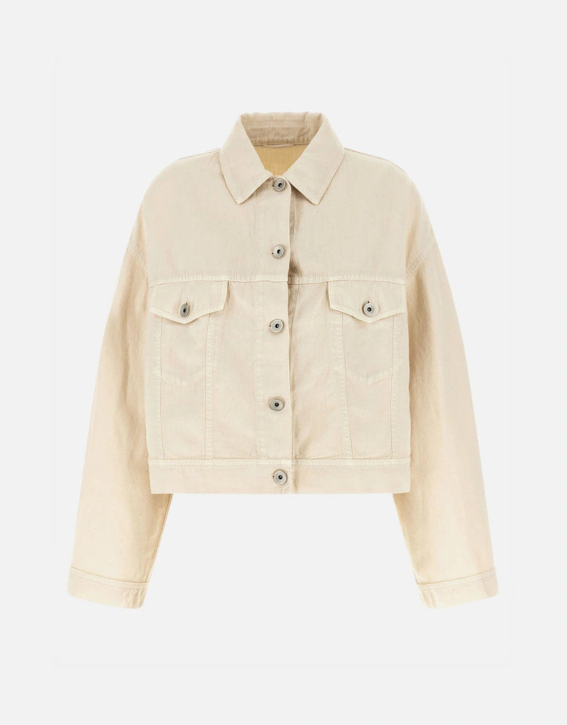 Brunello Cucinelli リネンコットンオーバーサイズジャケット