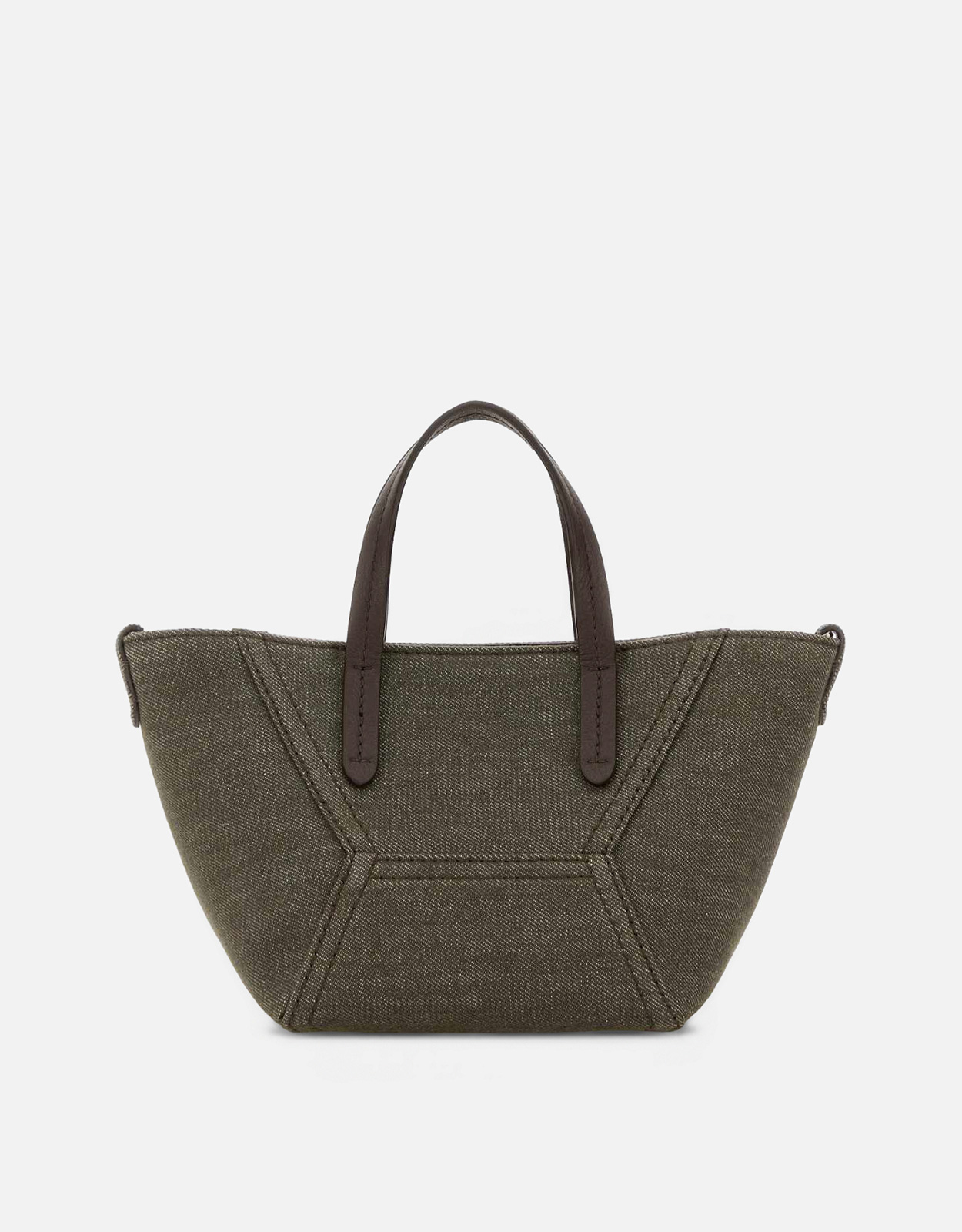BRUNELLO CUCINELLI Brunello Cucinelli Women??s Olive Green Fabric Handbag　Brunello Cucinelli レディース?? オリーブ グリーン ファブリック ハンドバッグ