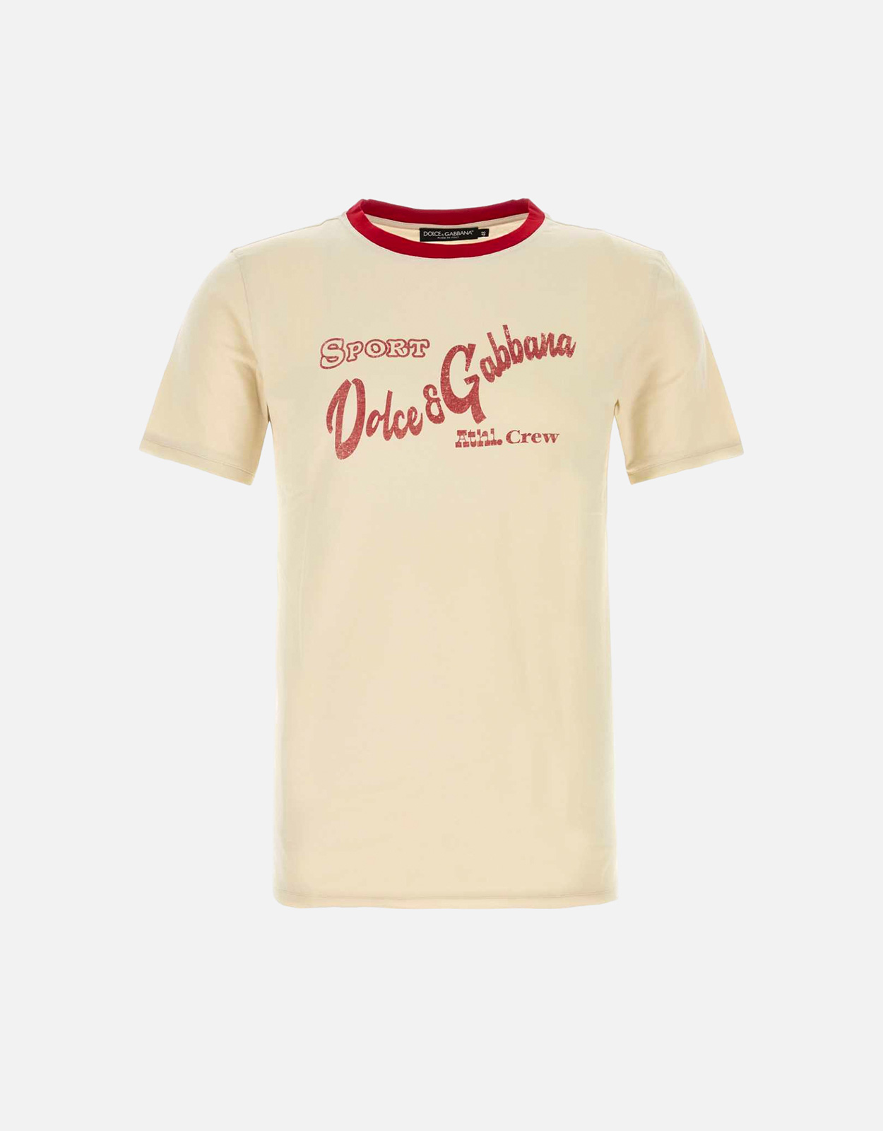 Dolce & Gabbana メンズJERSEYコットンプリント半袖Tシャツ (すべての