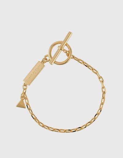 Gold T-Bar Bracelet