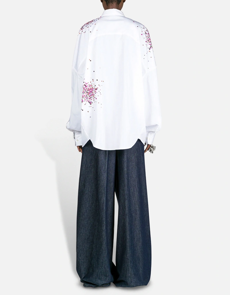 Dries Van Noten コットン刺繍シャツ (すべての新品) IFCHIC.COM