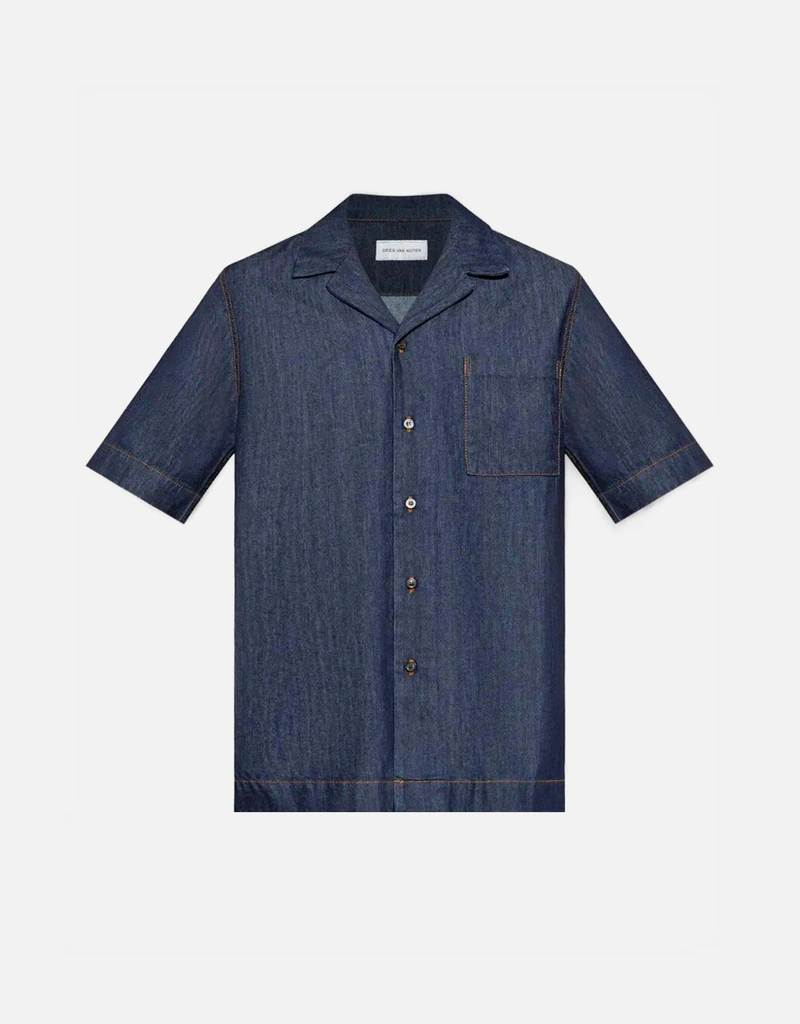 Dries Van Noten メンズCartoneデニムシャツ (すべての新品) IFCHIC.COM