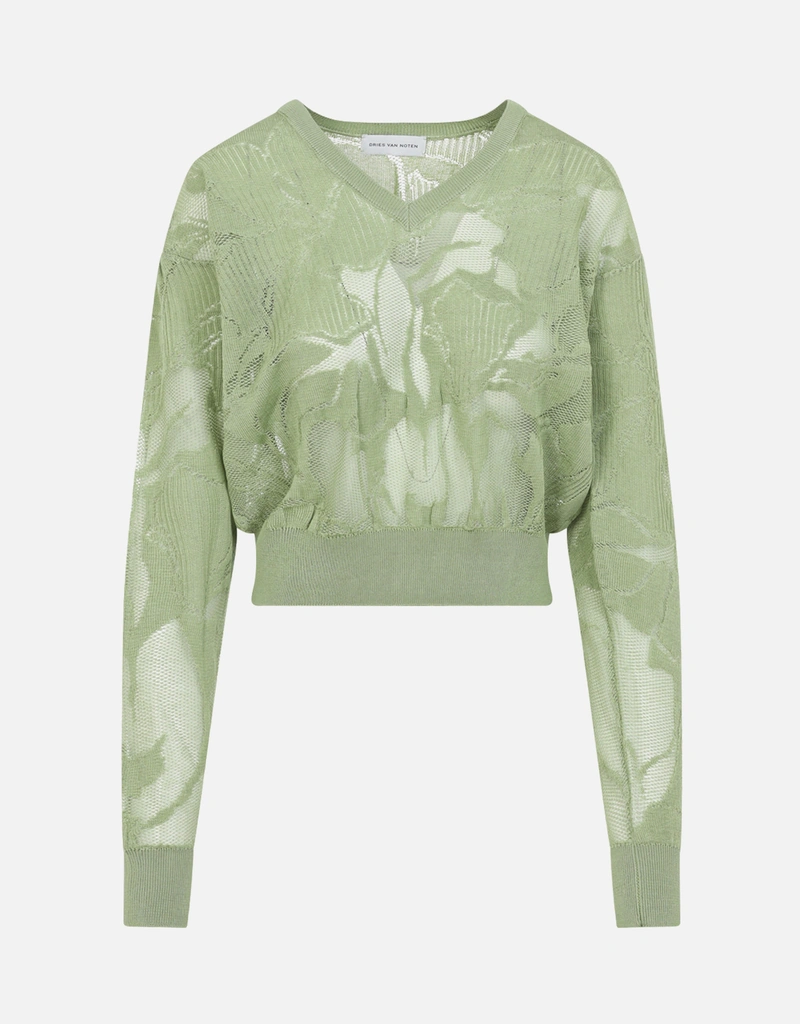 Dries Van Noten レースコットンセーター (すべての新品) IFCHIC.COM