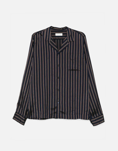 Dries Van Noten Men's Carly Striped Cupro Shirt (All New In