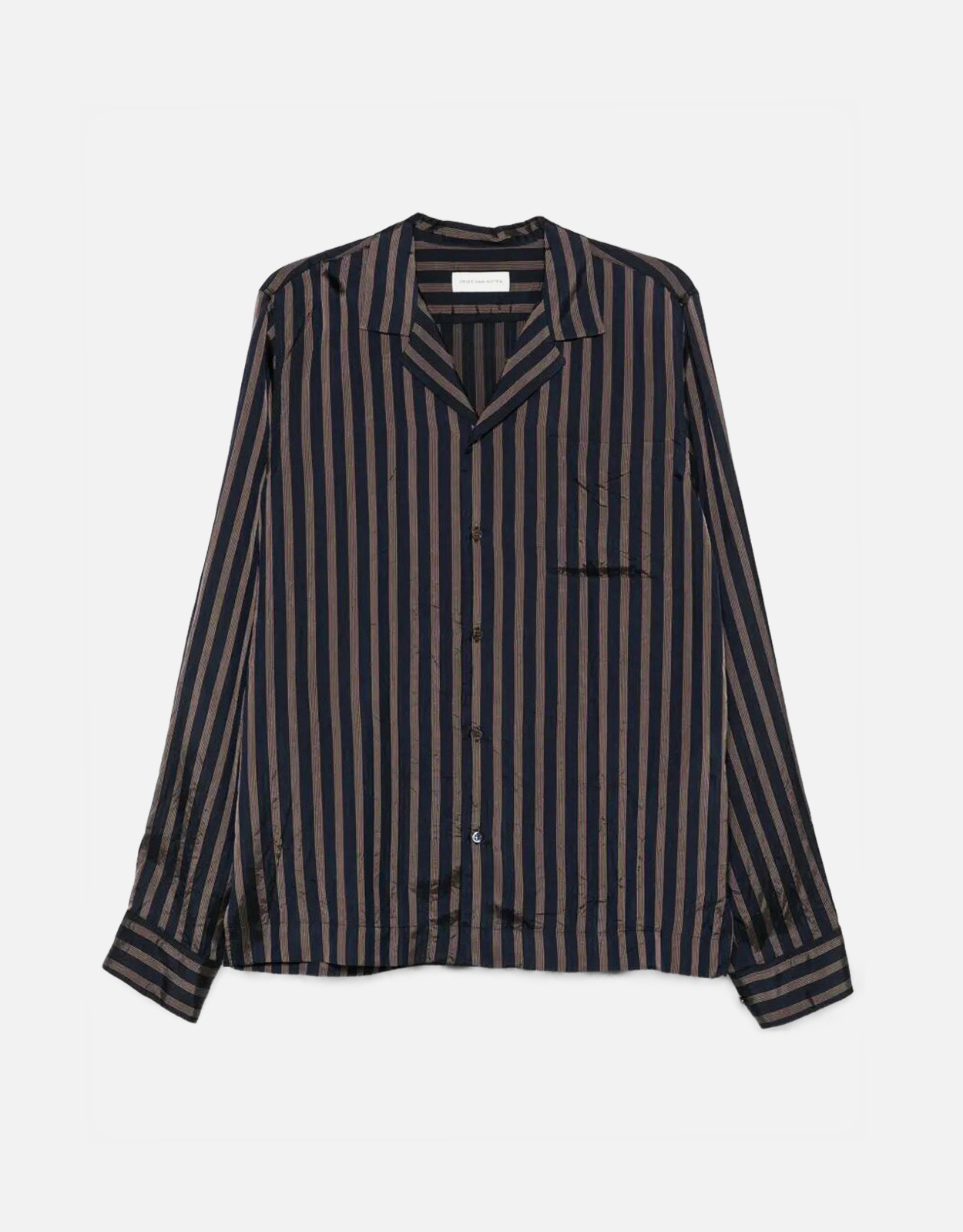 Dries Van Noten メンズ Carly ストライプ カプロ シャツ (すべての