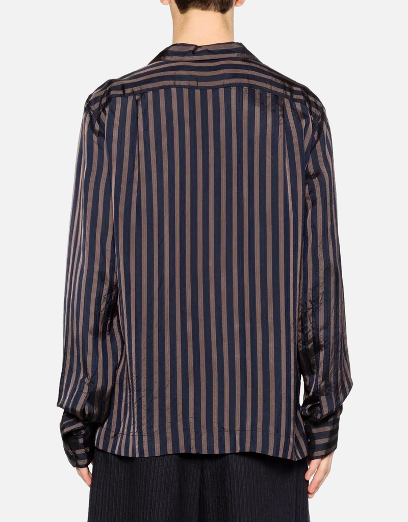 Dries Van Noten メンズ Carly ストライプ カプロ シャツ (すべての