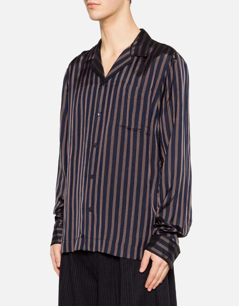 Dries Van Noten メンズ Carly ストライプ カプロ シャツ (すべての