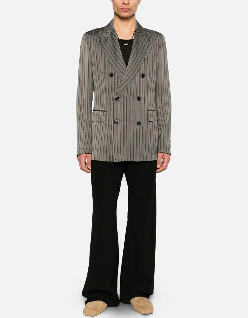 Dries Van Noten メンズBaltoダブルブレストブレザー (すべての新品
