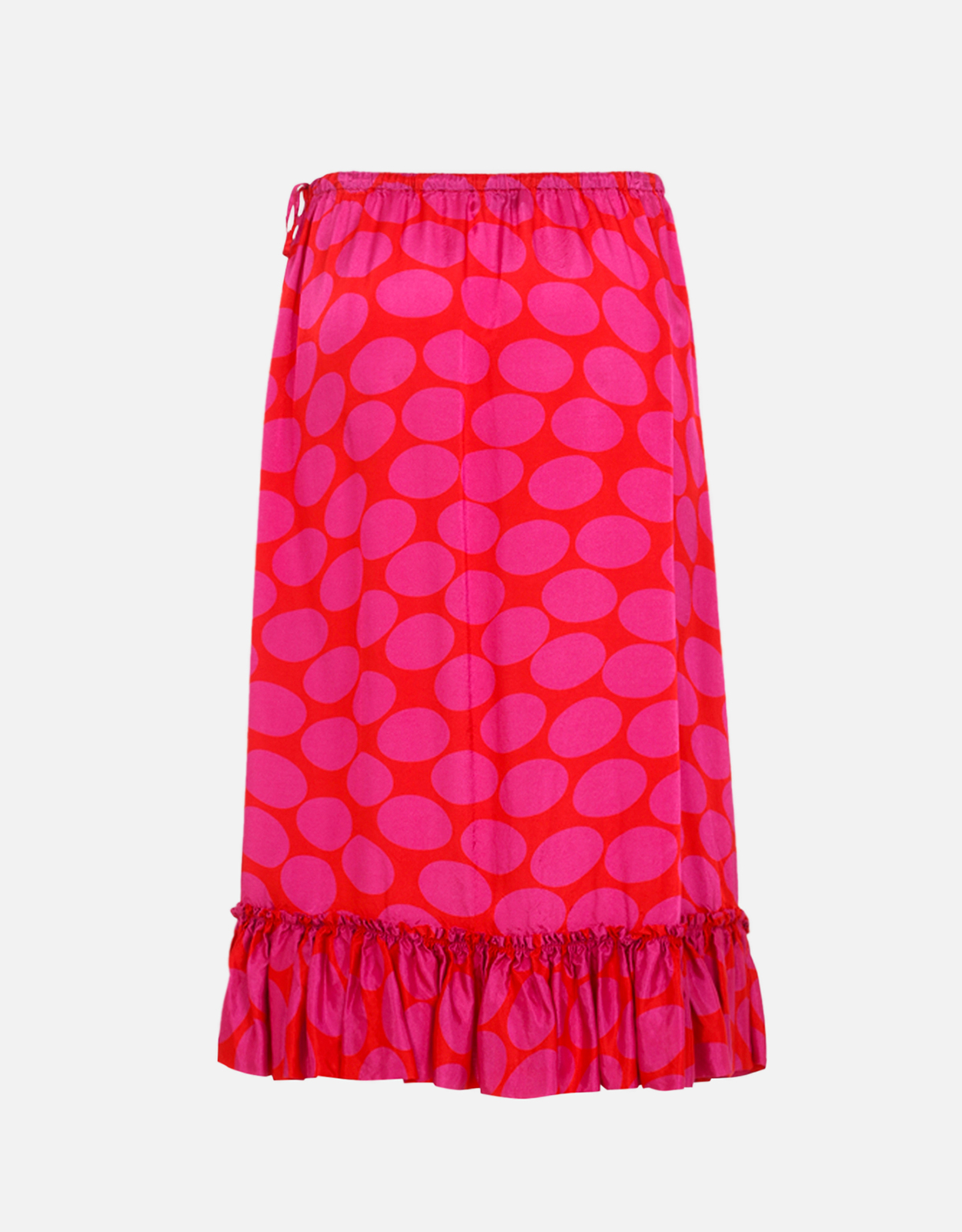 Dries Van Noten Samila Midi Skirt プリントフリルスカート (すべての