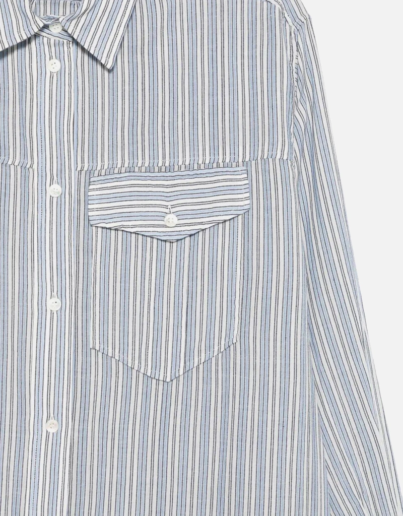 Isabel Marant Étoile ストライプコットンボイルオーバーサイズ