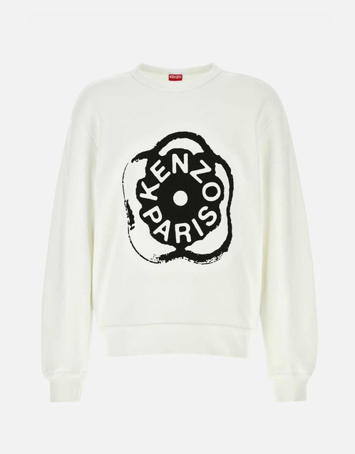 Kenzo メンズコットンボケフラワープリントスウェットシャツ (すべての
