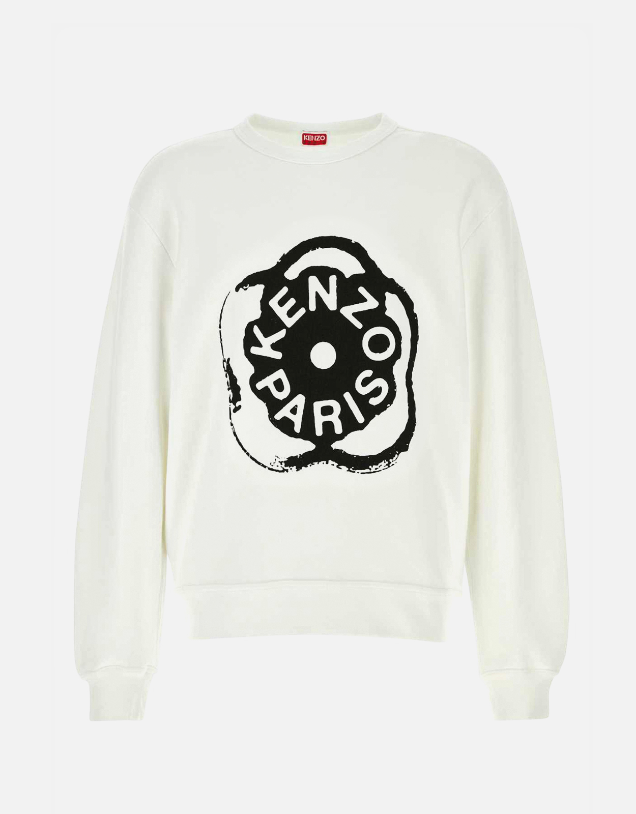 Kenzo メンズコットンボケフラワープリントスウェットシャツ (すべての