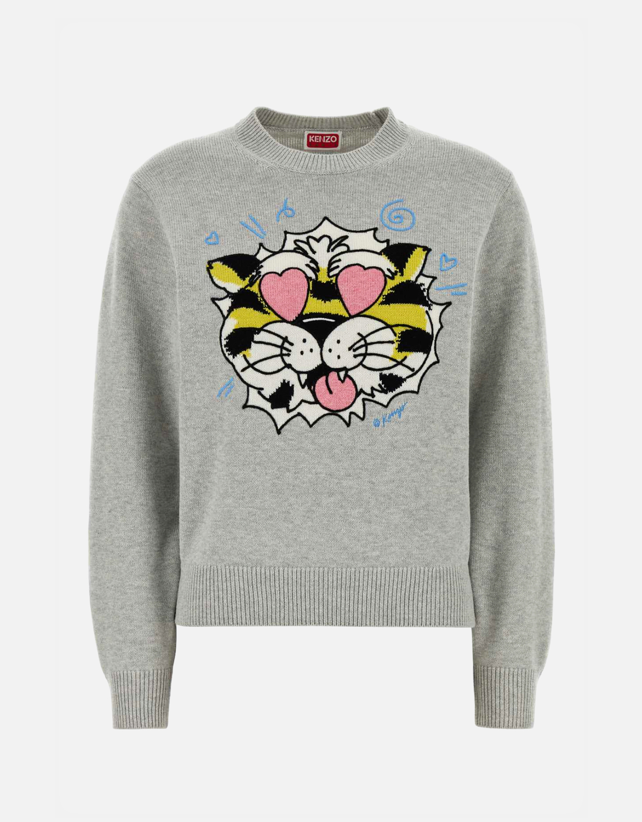 Kenzo グレー ウール混紡セーター (すべての新品) IFCHIC.COM Kenzo グレー ウール混紡セーター (すべての新品) IFCHIC.COM