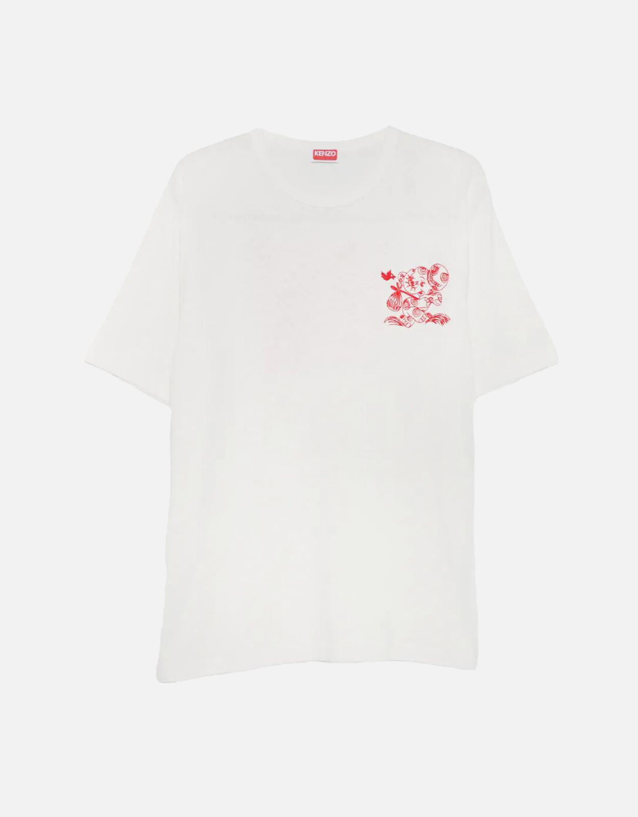 Kenzo メンズ Cartoon 刺繍アウトライン コットンTシャツ (すべての