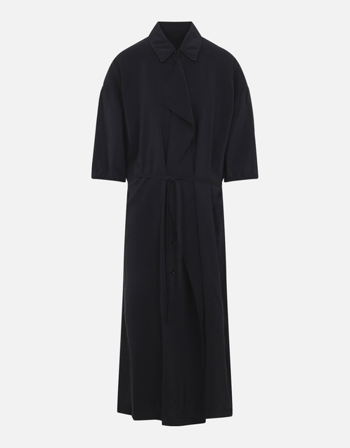 LEMAIRE アシンメトリーシルクシャツドレス (すべての新品 LEMAIRE アシンメトリーシルクシャツドレス (すべての新品