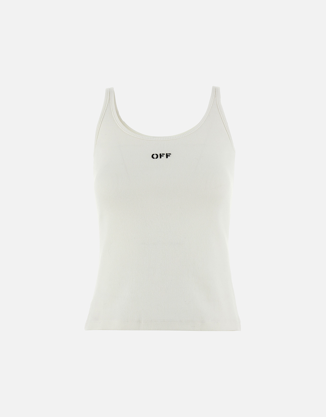 Off-White オフスタンプリブタンクトップ () IFCHIC.COM