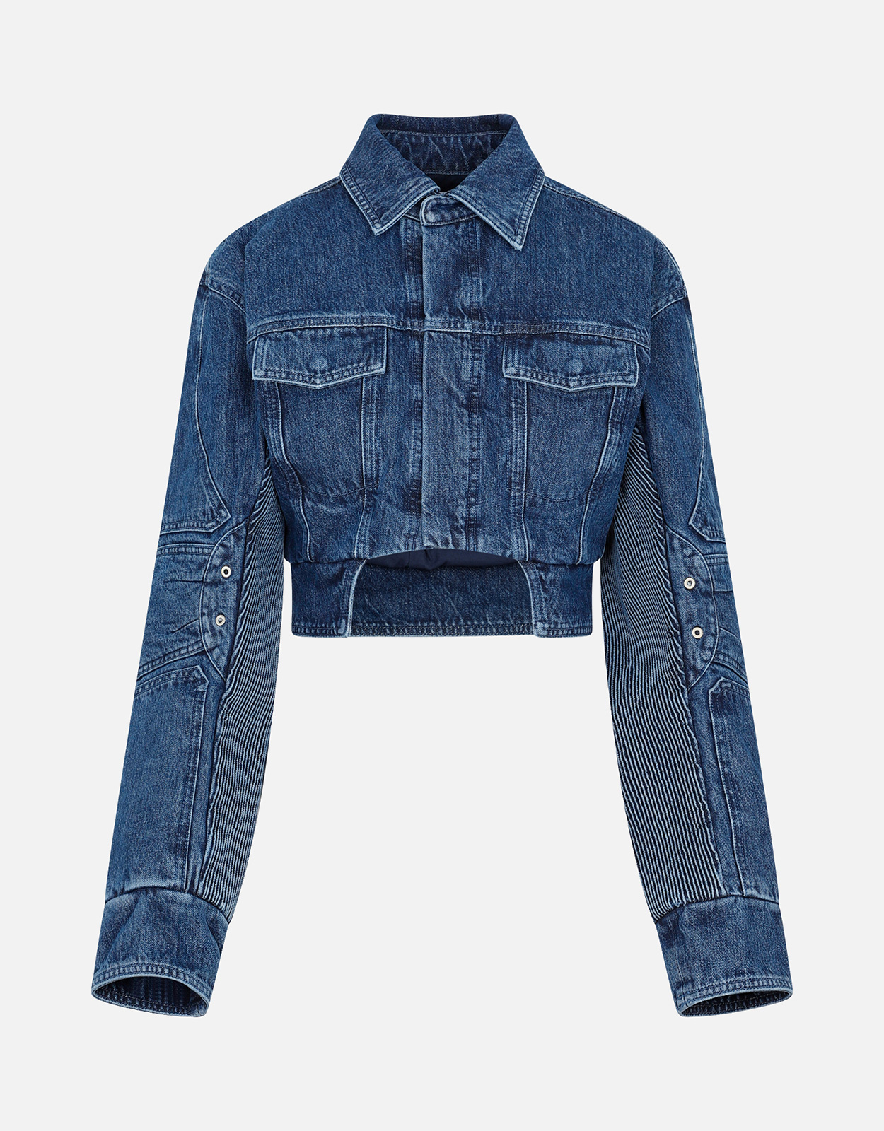 Off-White Off-White Motorcycle Hole Crop Cotton Jacket　オフホワイト モーターサイクル ホール クロップ コットン ジャケット