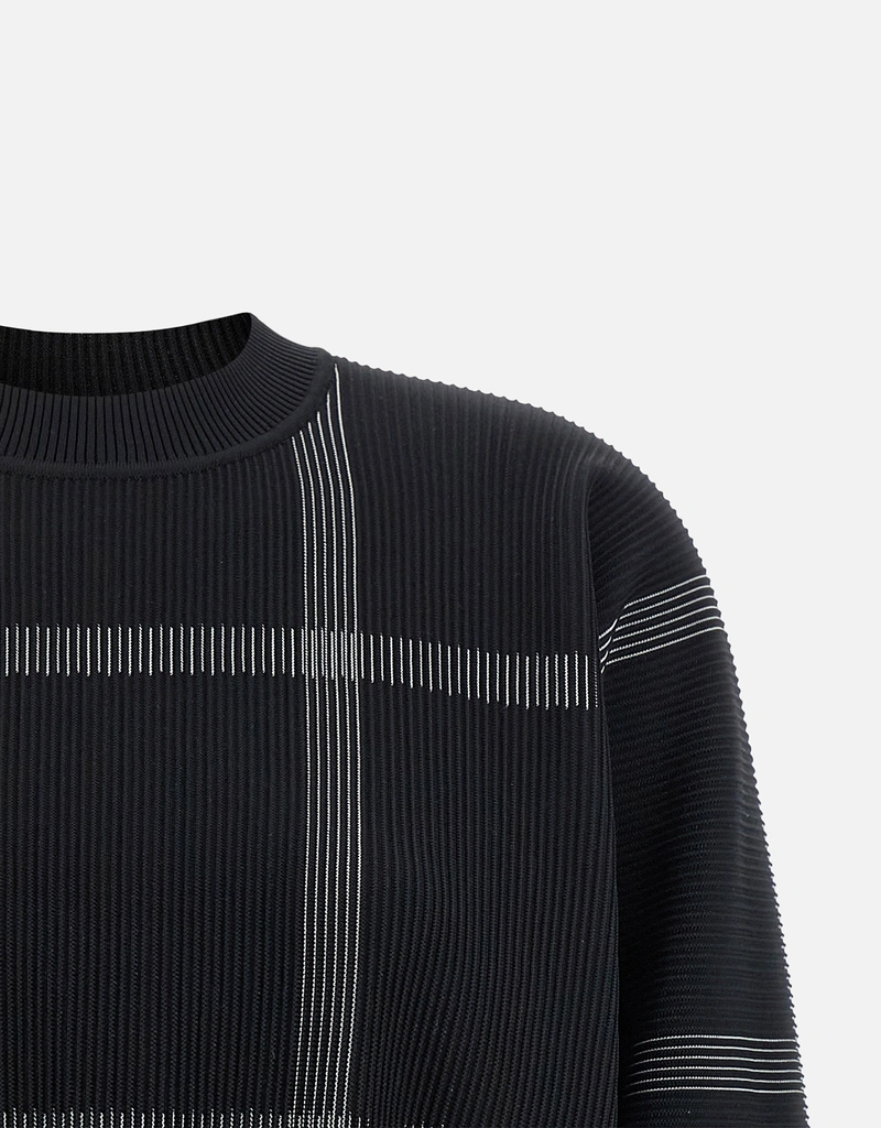 Pleats Please Issey Miyake Crossing Knit セーター (すべての新品