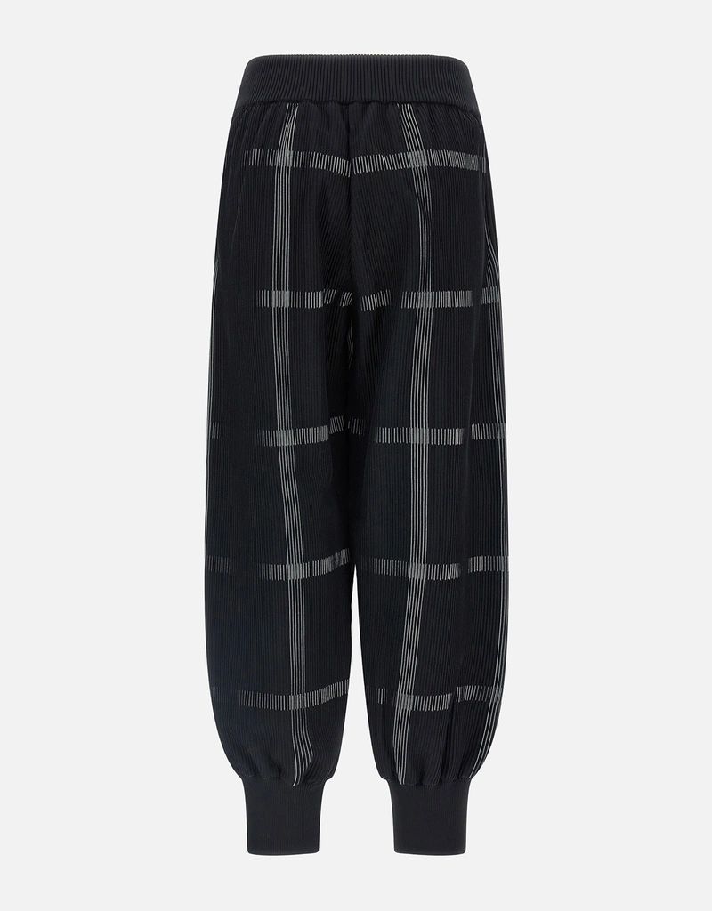 Pleats Please Issey Miyake Crossing Knit リブニット ワイドパンツ