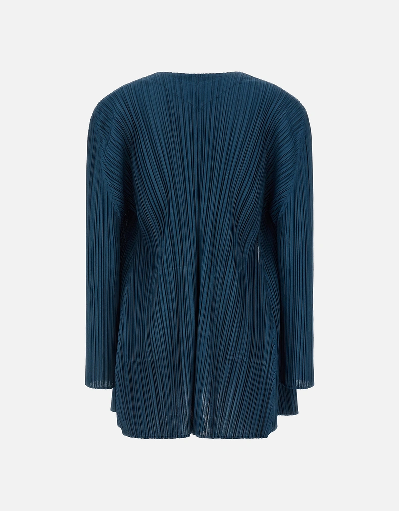 pleats by monica リバーシブル　プリーツカーディガン プリーツプリーズPLEATS PLEASE ファブリックプリントプリーツ