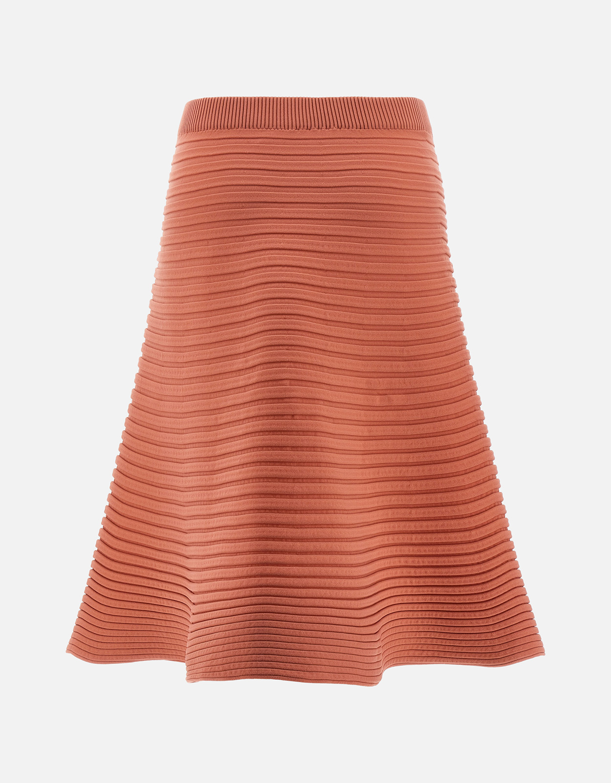 Pleats Please Issey Miyake Bounce Knit ワイドミディスカート