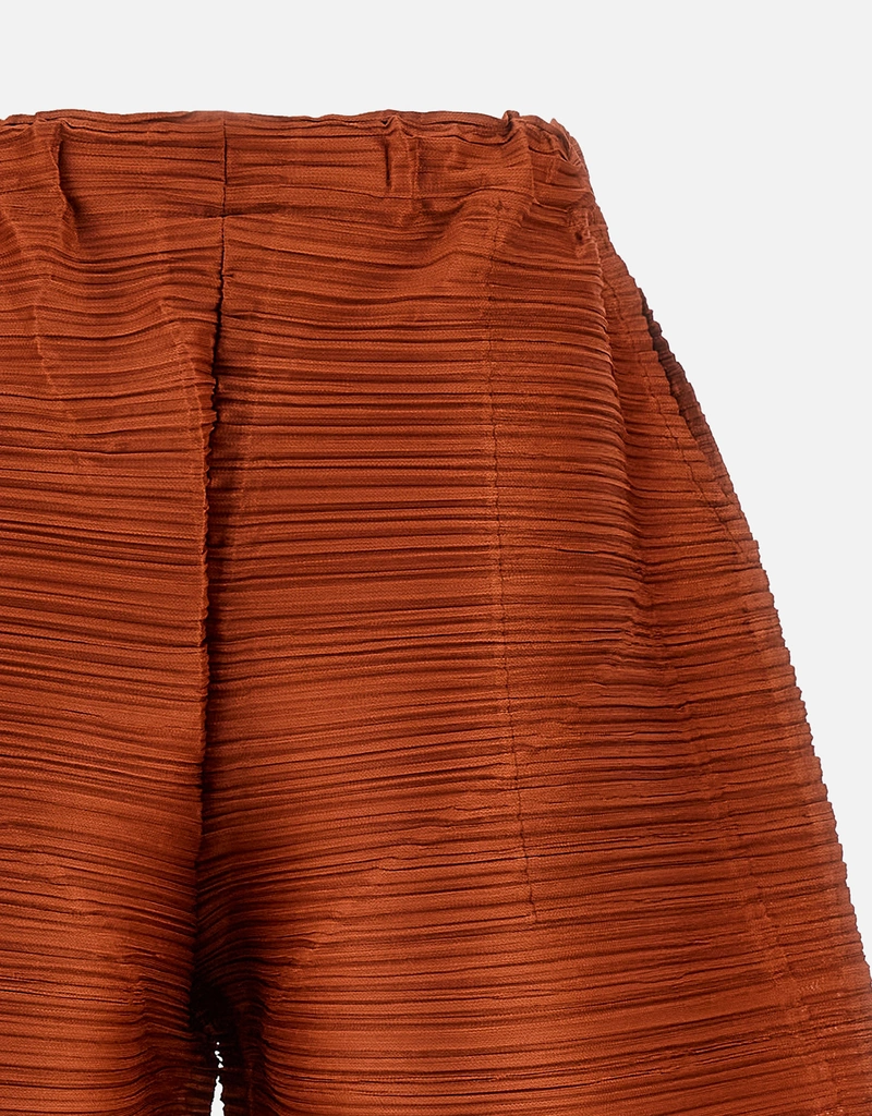 Pleats Please Issey Miyake 'Thicker Bounce' プリーツワイドパンツ