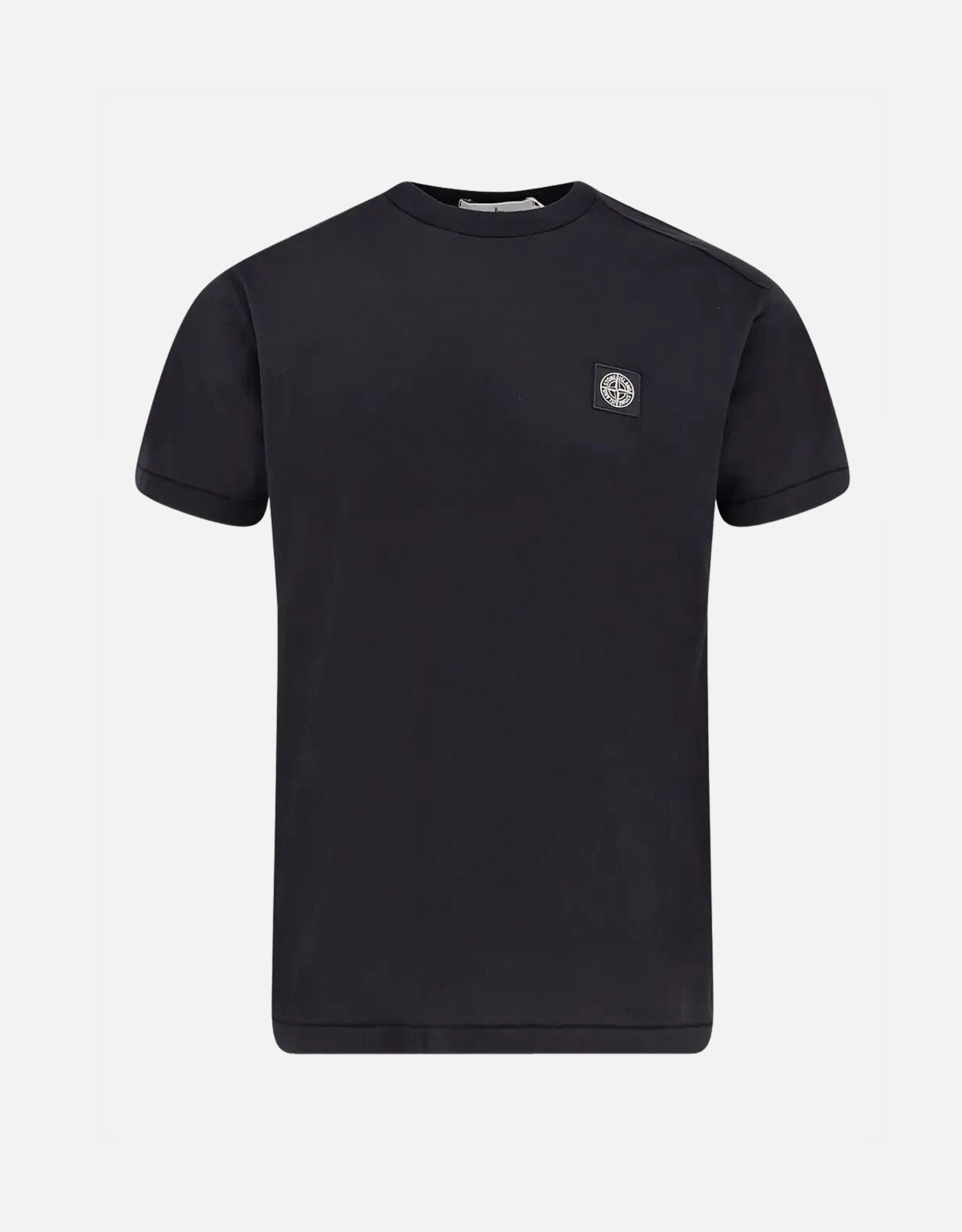 Stone Island メンズスリムフィットコットンジャージーコンパスパッチ