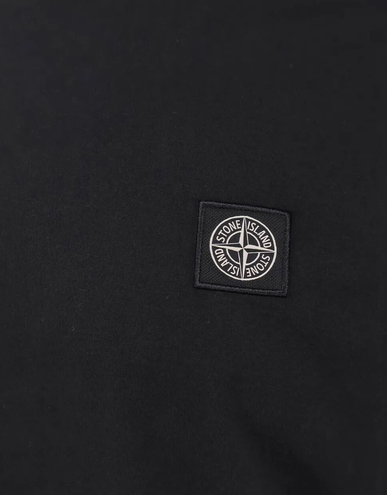 Stone Island メンズスリムフィットコットンジャージーコンパスパッチ