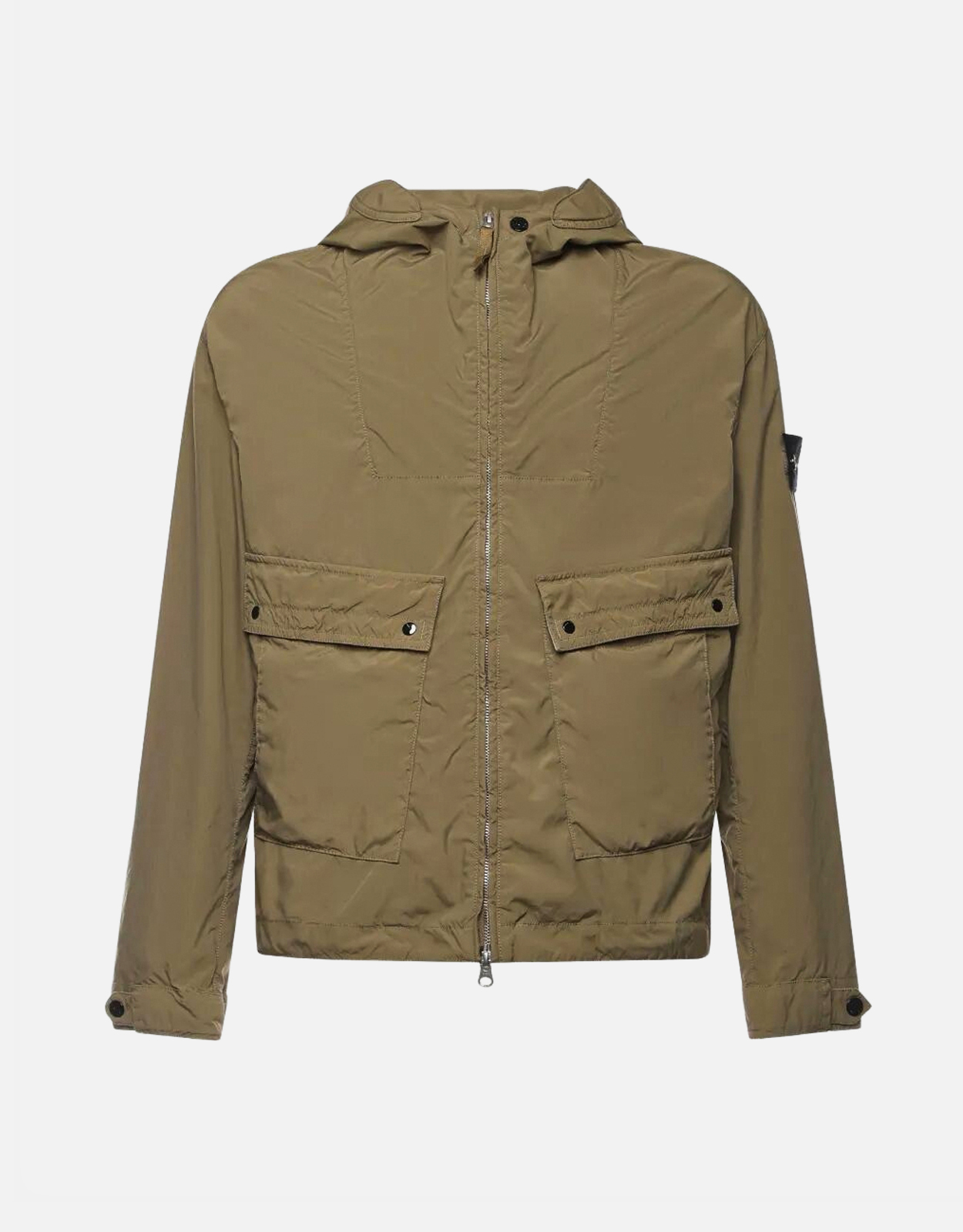 Stone Island メンズ軽量キャンバスフードジャケット (すべての新品