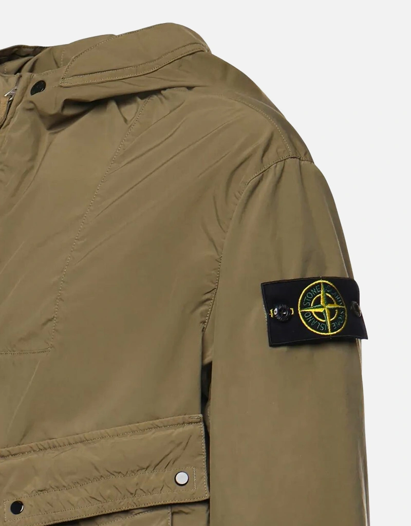 Stone Island メンズ軽量キャンバスフードジャケット (すべての新品