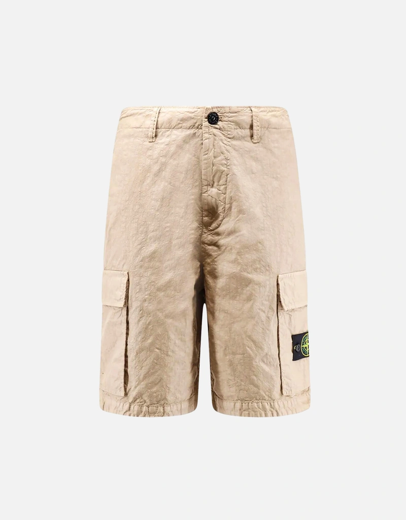 Stone Island メンズナイロンパナマルーズフィットカーゴバミューダ
