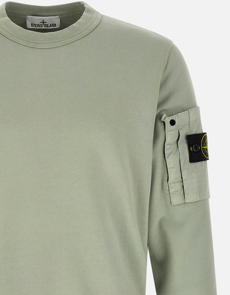 Stone Island Men's 6100019 Cotton Fleece Sweatshirt (All New In
