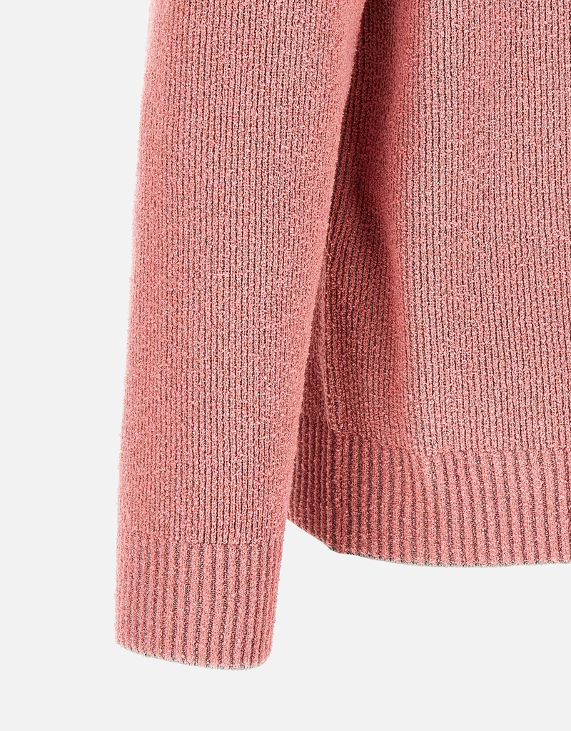 Stone Island Men's 5100033 Plated Rib Cotton Bouclé Sweater (All