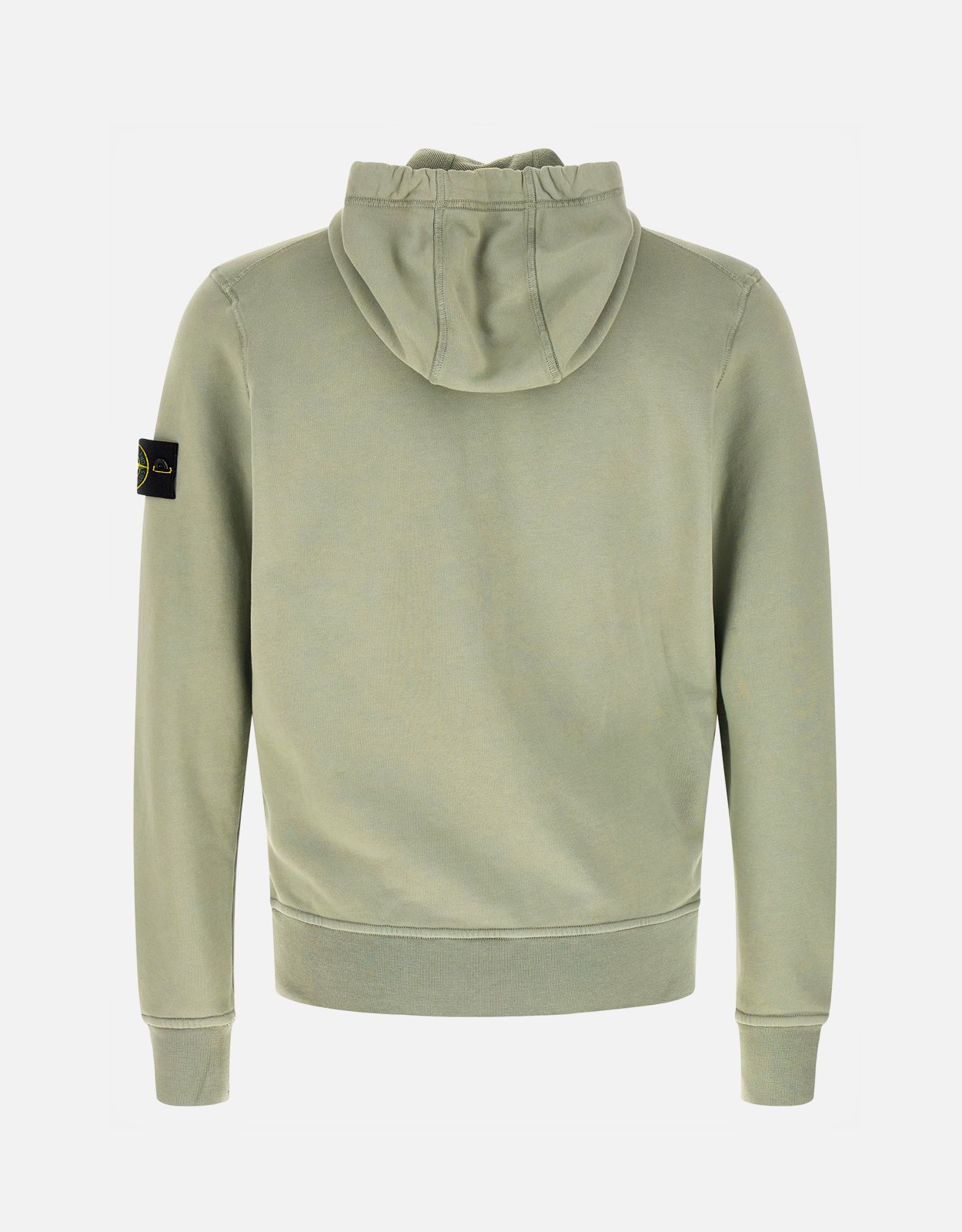 Stone Island Men's 6100061 Organic Cotton Fleece Zip-up Sweatshirt