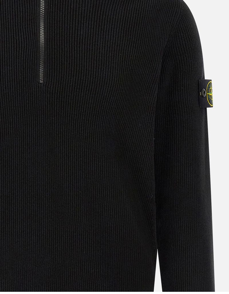 Stone Island メンズ 5100124 リブ編みソフトオーガニックコットン