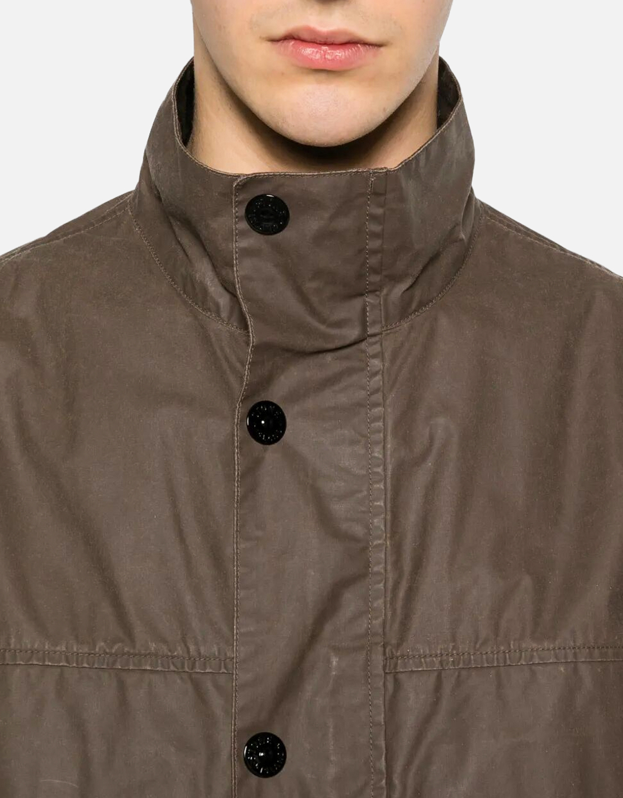 stone  フィールドジャケット Stone Island メンズ ワックスド ピグメント コットン テラ フィールド