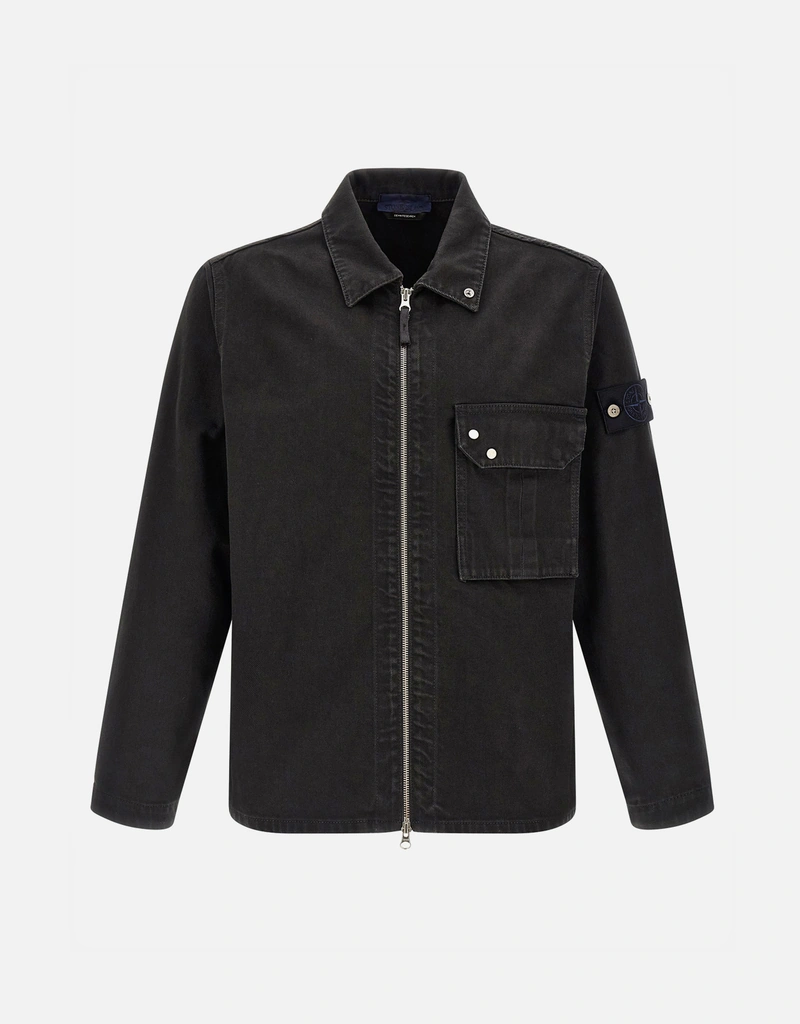 Stone  シャツ　オーバーシャツ M Stone Island メンズデニムオーバーサイズフィットオーバーシャツ