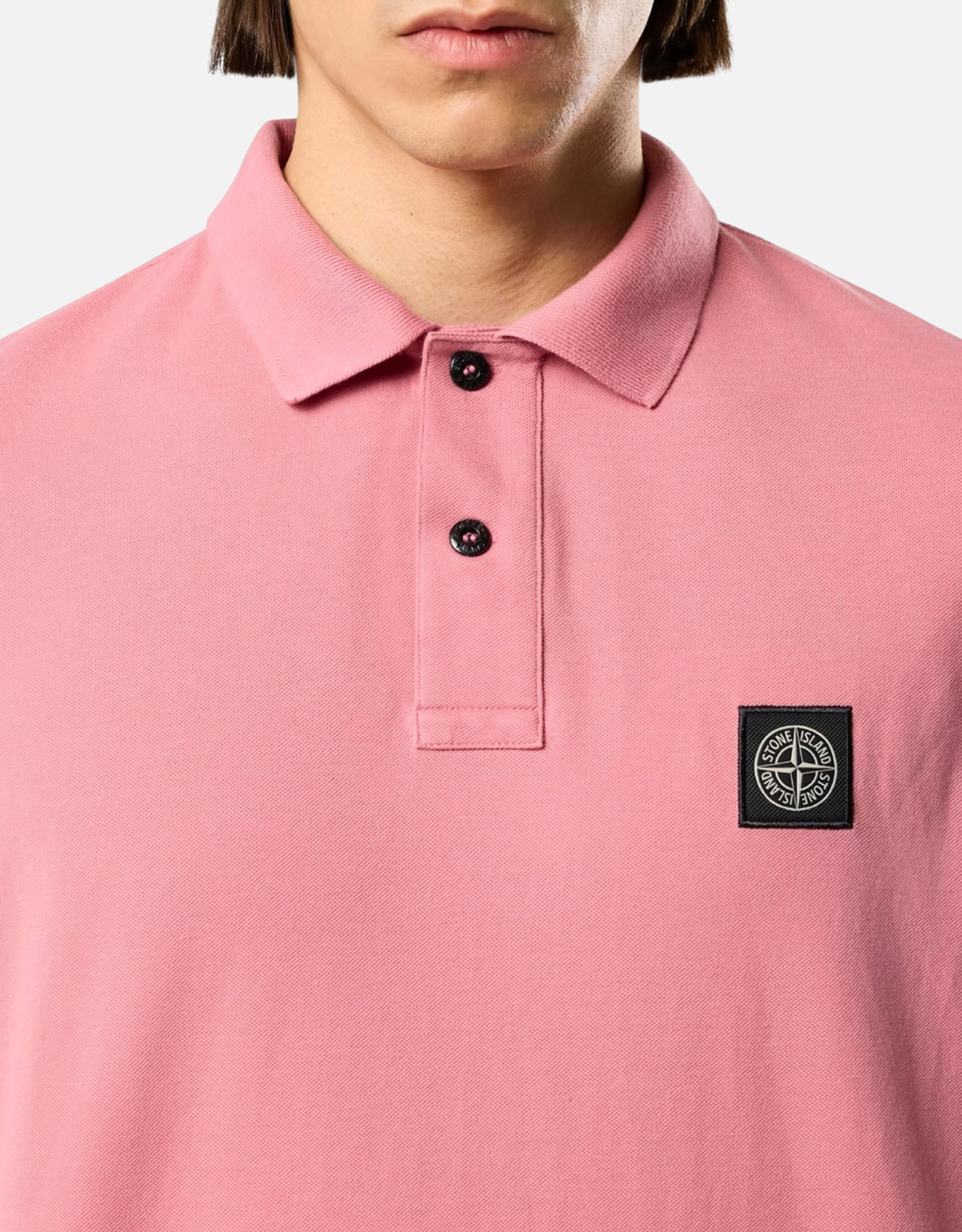 Stone Island メンズオーガニックコットンストレッチスリムフィット