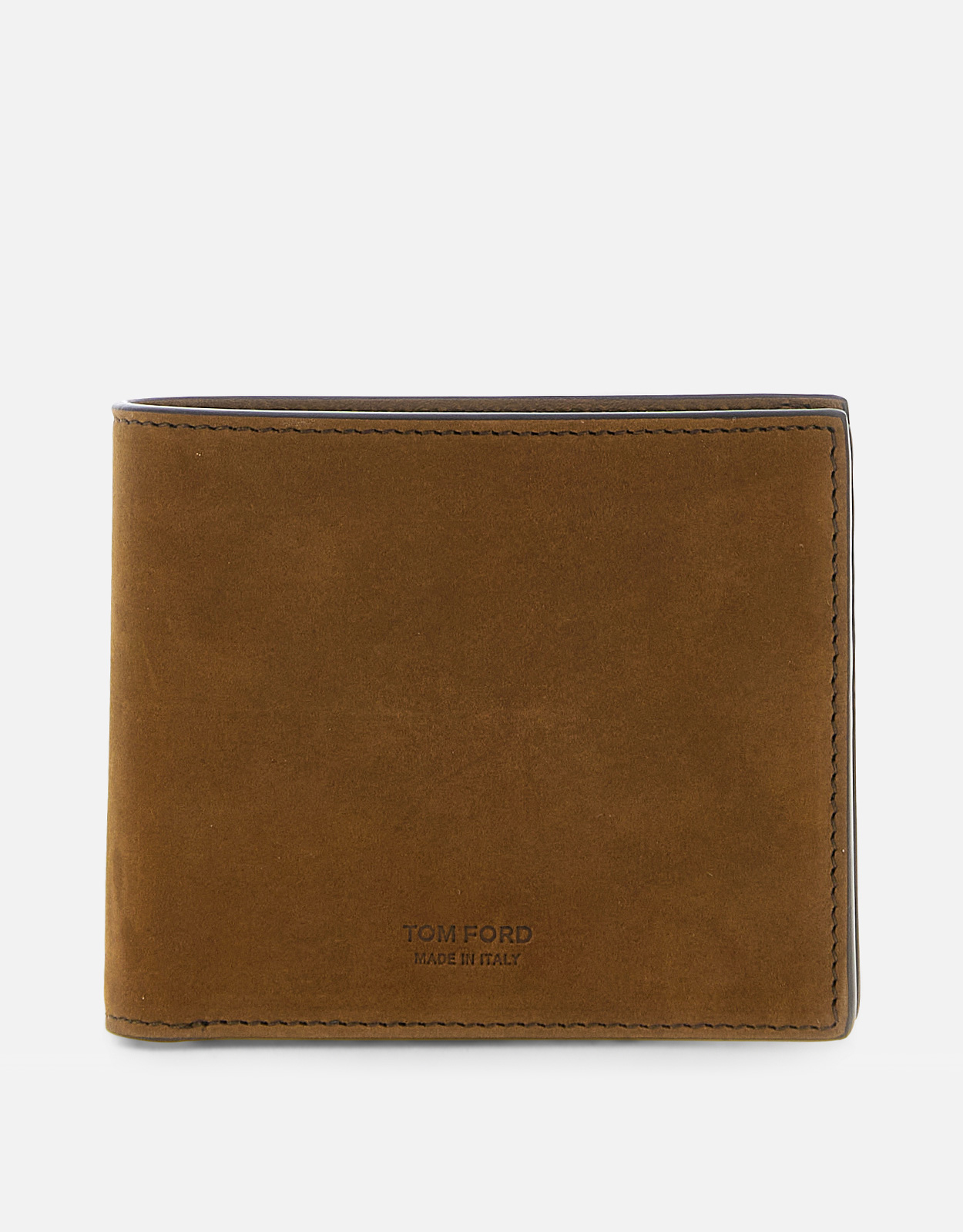 Tom Ford Men's Nubuck Leather Classic Bifold Wallet Tom