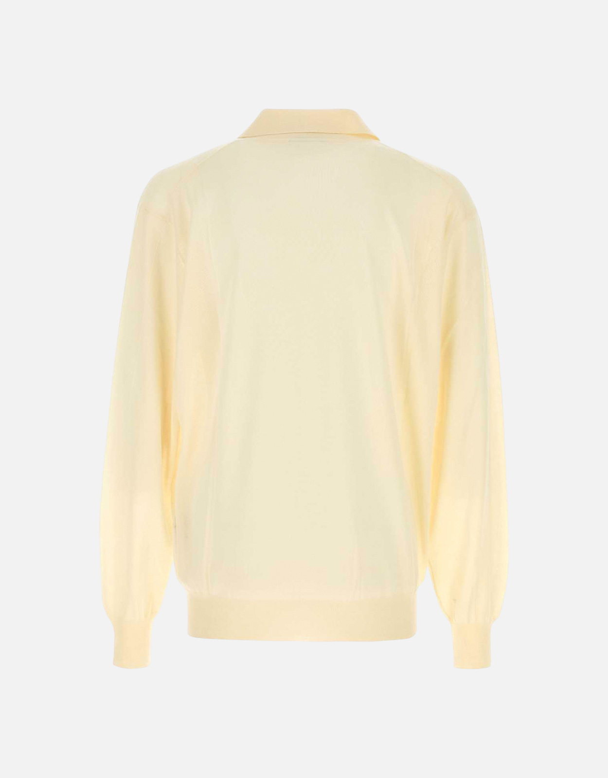 Tom Ford メンズ アイボリー カシミヤ ポロシャツ (すべての新品