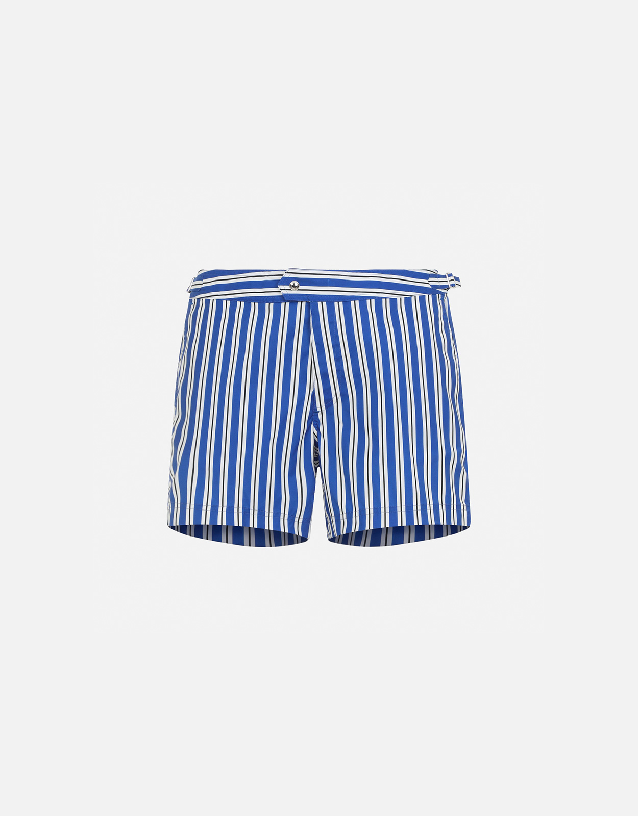 TOM FORD Tom Ford Men's Bold Regimental Stripe Print Nylon Swim Shorts - IT 48　Tom Ford メンズ 大胆なレジメンタル ストライプ プリント ナイロン スイム ショーツ - 