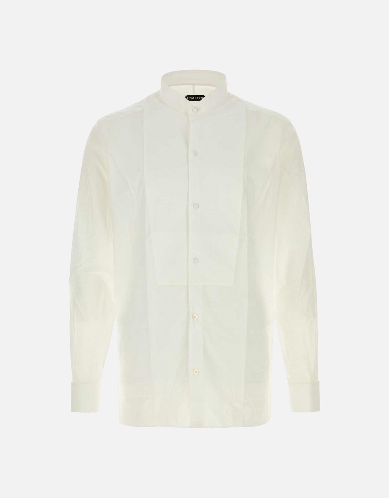 Tom Ford Men's White Cotton Shirt - 40　Tom Ford メンズ ホワイト コットン シャツ - 40 Tom