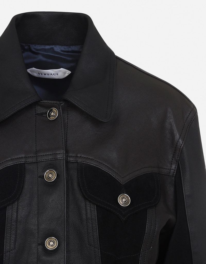 Versace レザージャケット (すべての新品) IFCHIC.COM