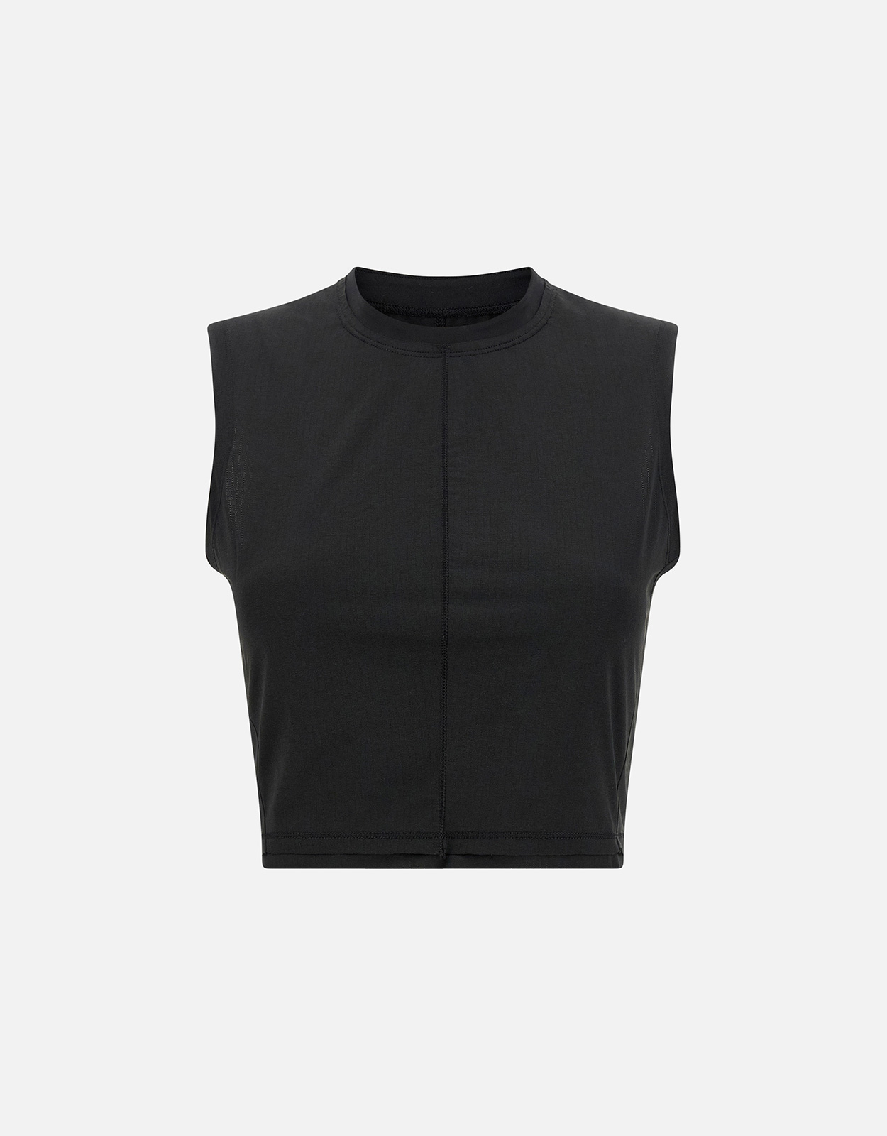 Y-3 ウィメンズ W Run テック ノースリーブ クルーネック クロップド