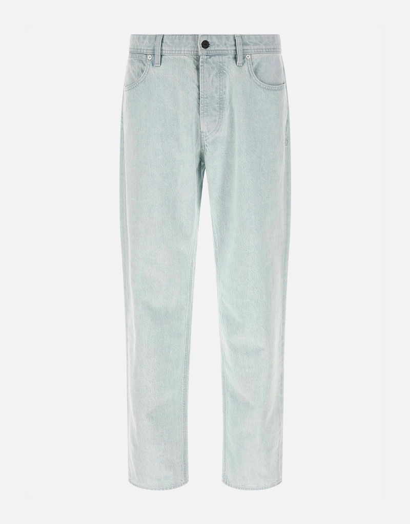 Stone Island Men's Indigo Denim Wide Straight Leg Jeans (All New