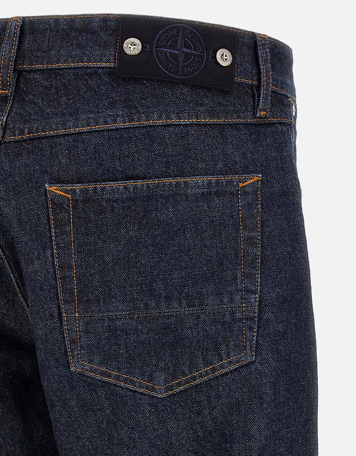 Stone Island メンズインディゴデニムストレートジーンズ (すべての