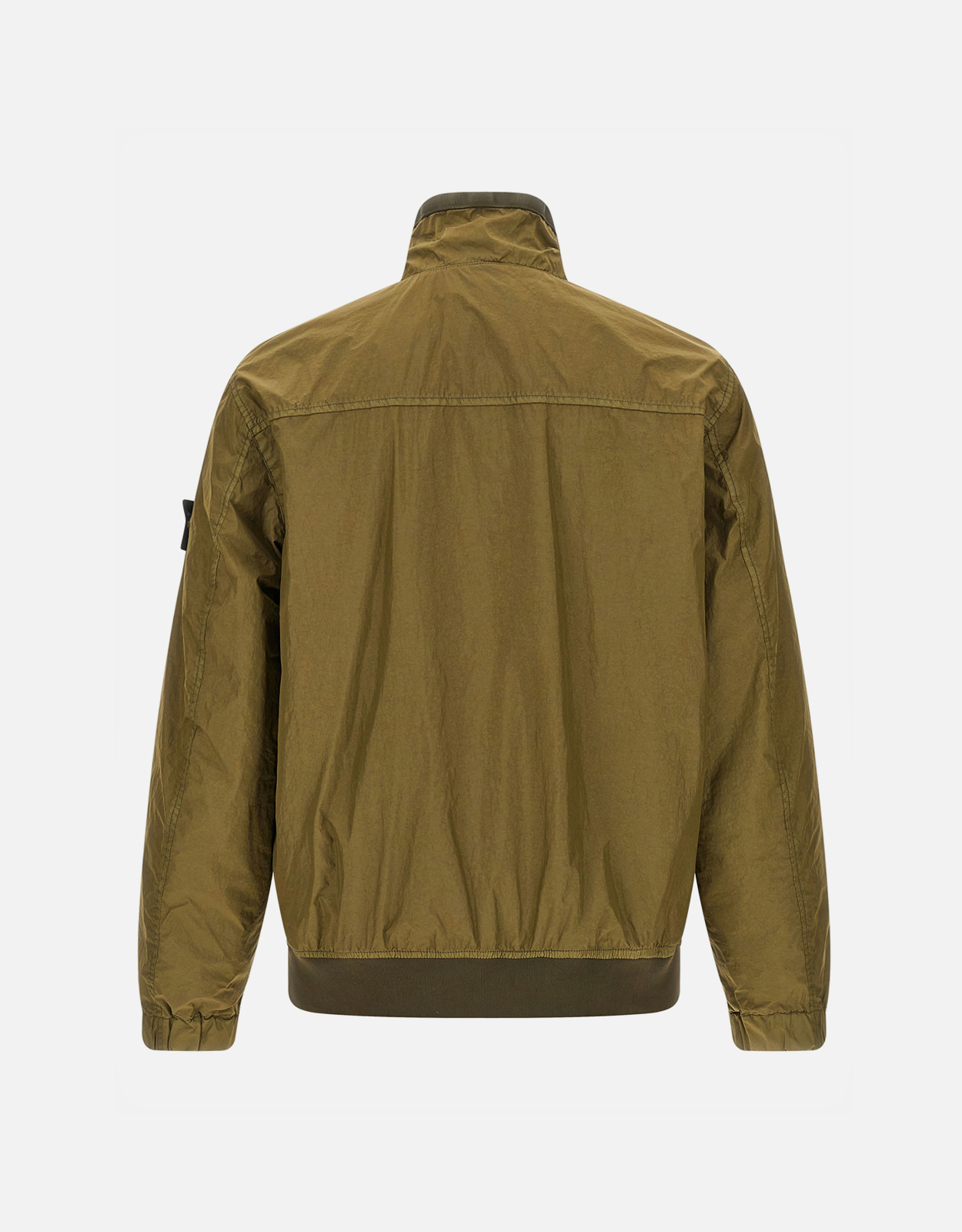 Stone Island Men's 4100111 Crinkle Reps Nylon Stand Collar Jacket