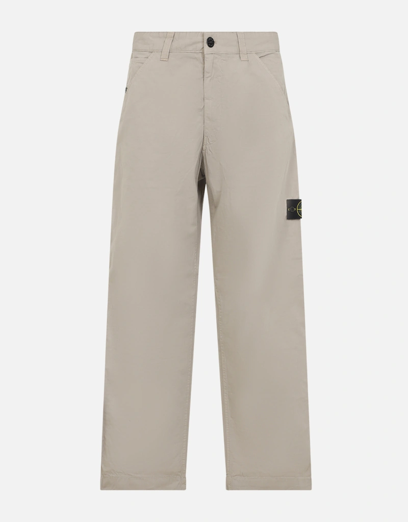 Stone Island メンズ コットン ベージュ パンツ (すべての新品) IFCHIC.COM