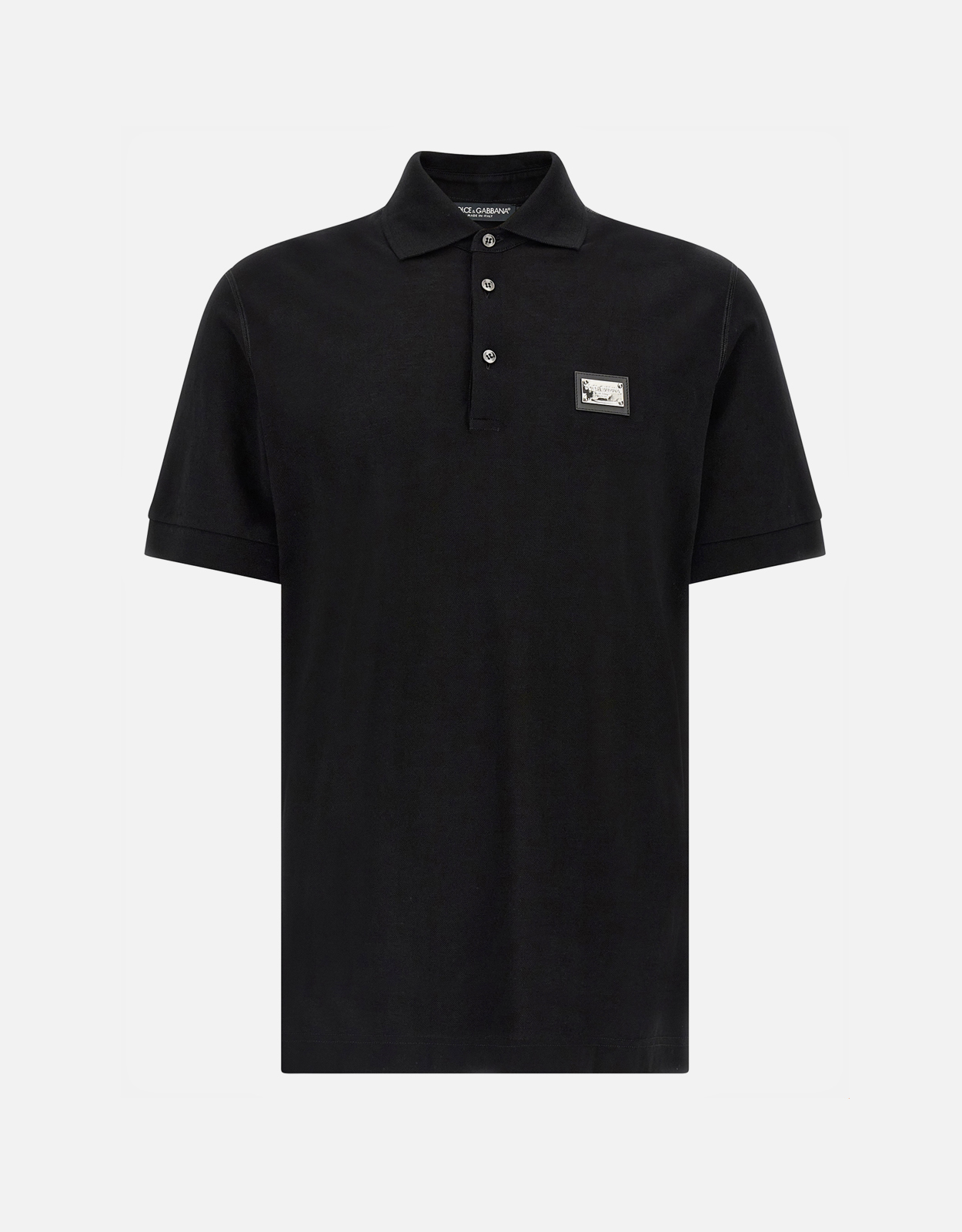 Dolce & Gabbana Men's Logo Plate Polo Shirt (All New In) IFCHIC.COM